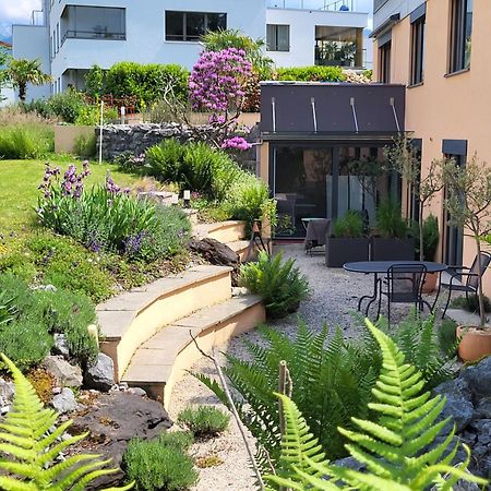 Ferienwohnung Oase zum SEIN Spiez Exterior foto